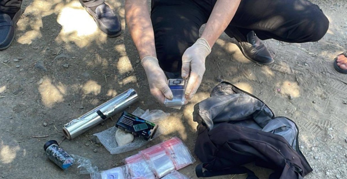 "Синтетику" в крупном размере изъяли у 18-летнего кызылординца