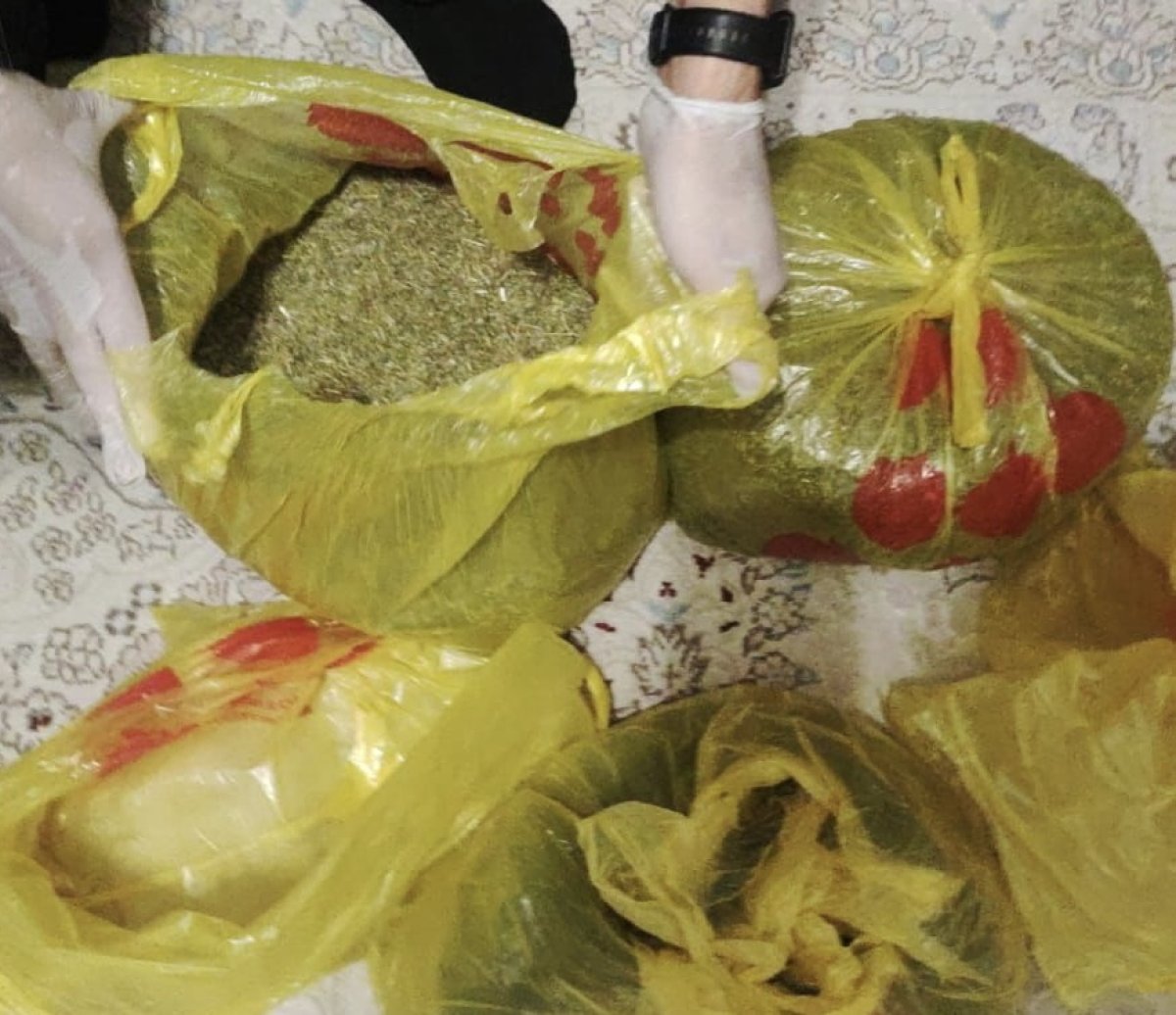 Восемь килограммов марихуаны пытался продать костанаец