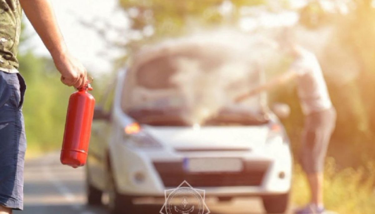 Астана жанып жатқан көлік 11 минутта сөндірілді