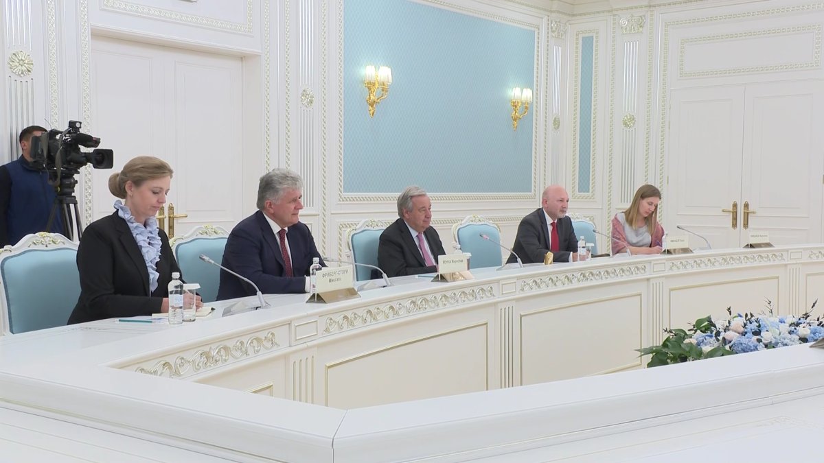 Қасым-Жомарт Тоқаев БҰҰ Бас хатшысы Антониу Гутерришпен келіссөз жүргізді
