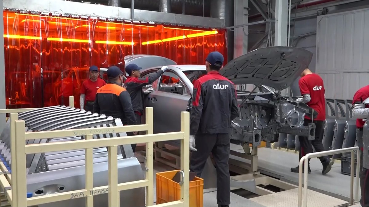 Қостанайдағы көлік құрастыру зауытының өндіріс көлемі артты