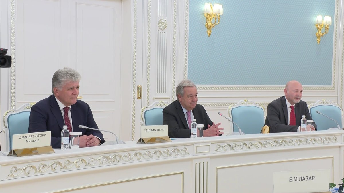 Касым-Жомарт Токаев провёл переговоры с Генеральным секретарем ООН Антониу Гутерришем