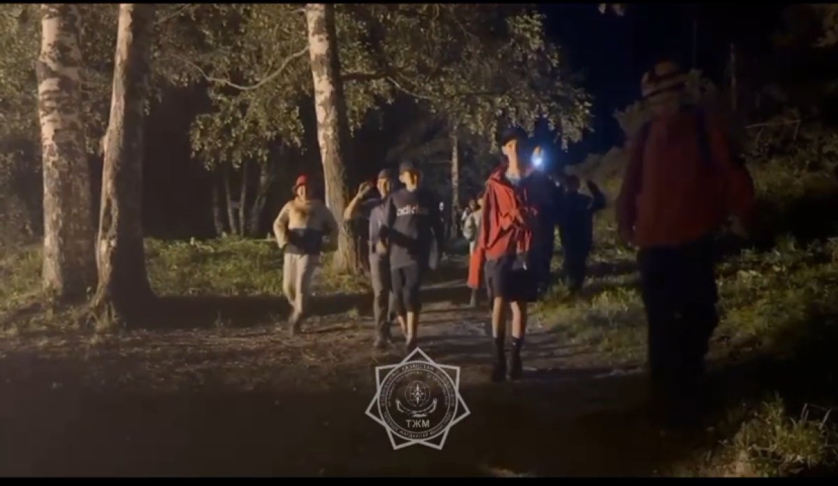 25 детей заблудились в горах Алматинской области