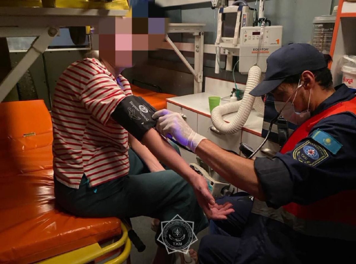 Три авто столкнулись на трассе "Алматы-Екатеринбург"