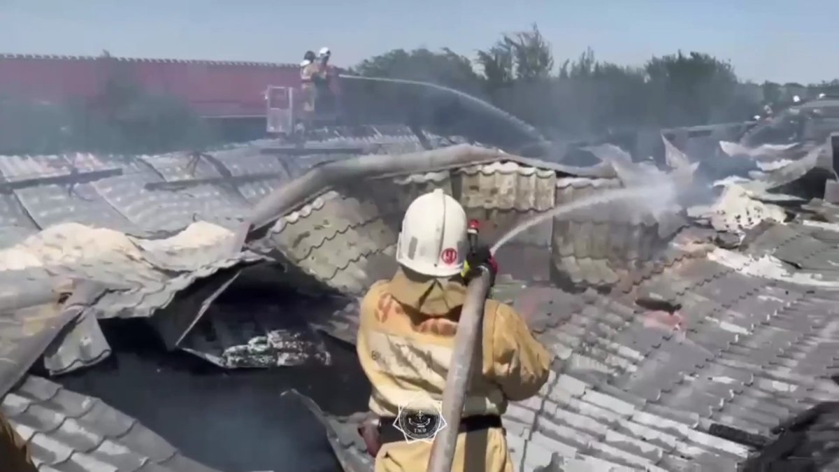 Түркістан облысында жатақханадан өрт шықты