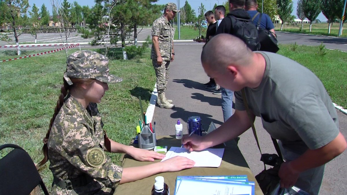 Астанада әскери дайындықтан өту үшін запастағы 50 офицер дайындықтан өтеді