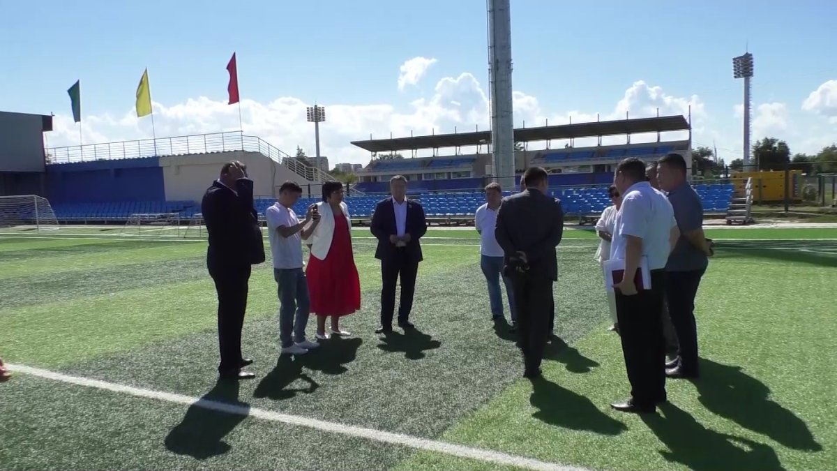 Талдықорғандағы Орталық стадионның жөндеу жұмыстары мерзімінен жарты жылға кешігіп жатыр