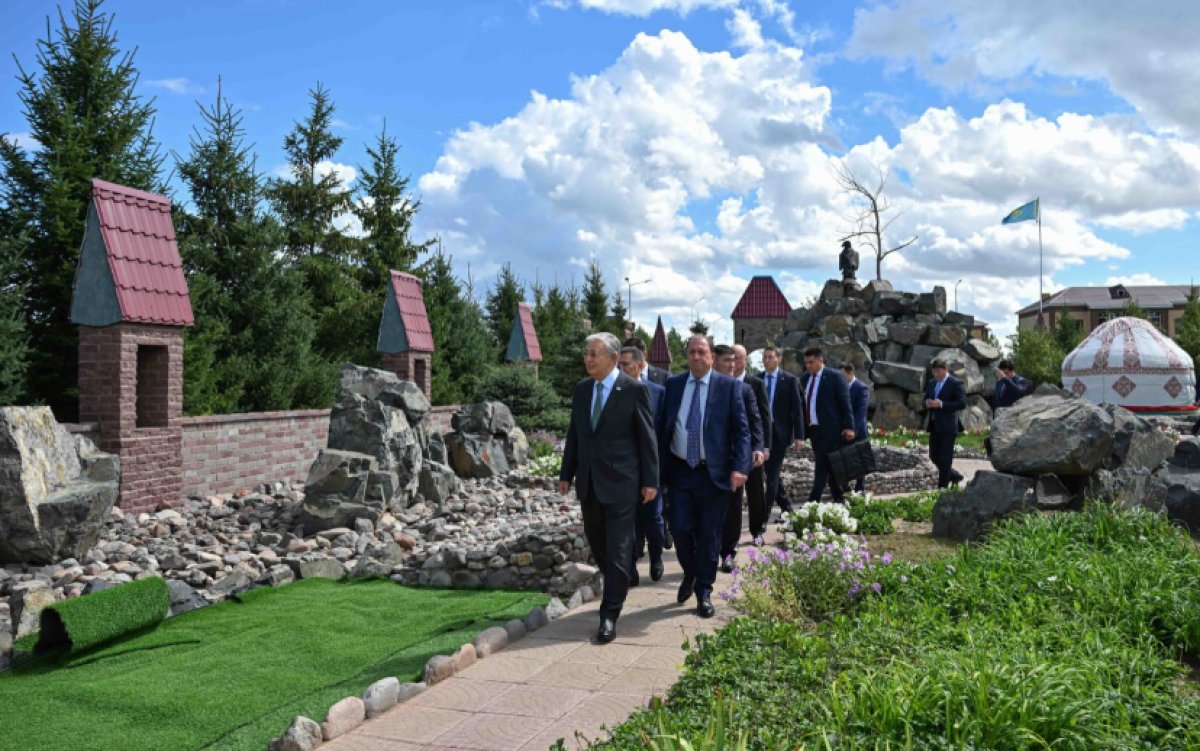 Токаев посетил село Родина