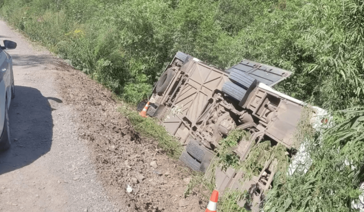 Ресейде туристер мінген автобус  аударылды: зардап шеккендер бар