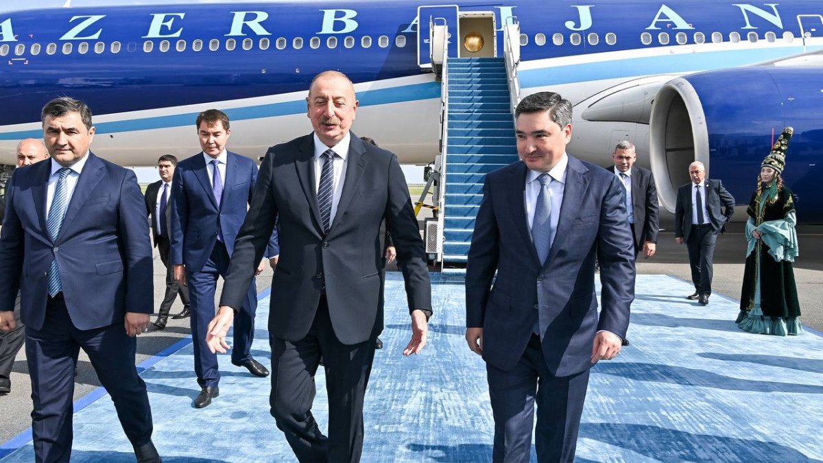 Қазақстанға Әзербайжан президенті келді
