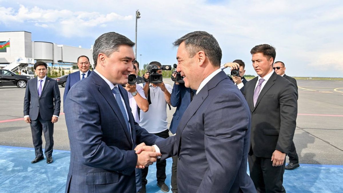 Қырғызстан Президенті Садыр Жапаров Астанаға келді