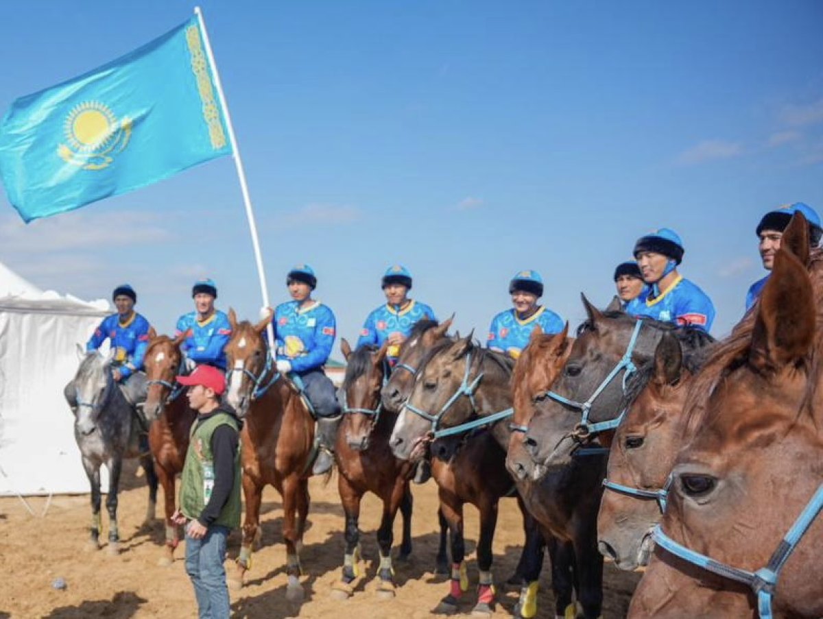 Сборная Казахстана победила в финале кокпара на Всемирных играх кочевников