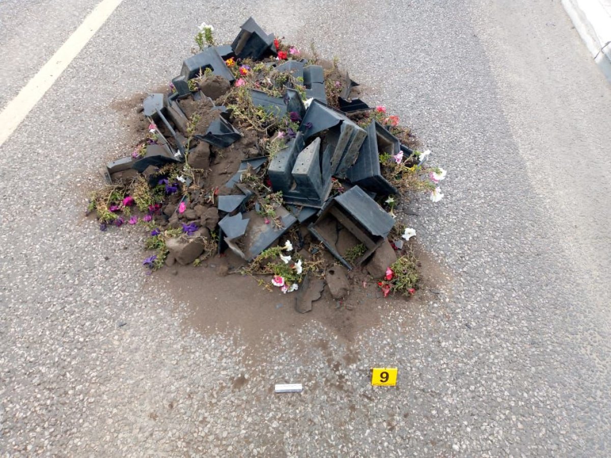 Пьяный костанаец разбил более 50 вазонов с цветами