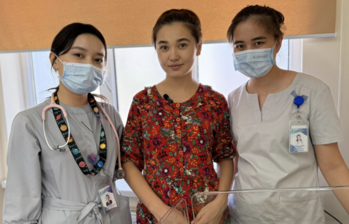 Шымкенттік дәрігерлер бір келіге де жетпей туған баланы аман алып қалды