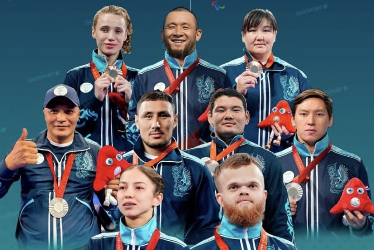 С рекордными девятью медалями для Казахстана паралимпийцы завершили выступление в Париже