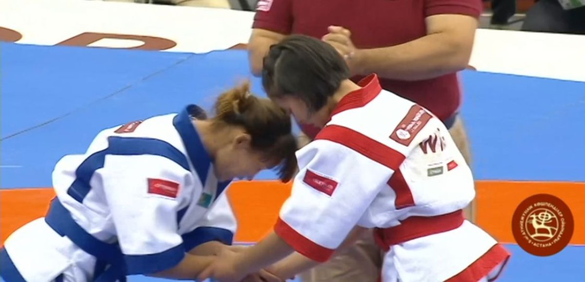 Қазақ күресінен 48 келі салмақта Айжан Жылқыбаева жеңіске жетті