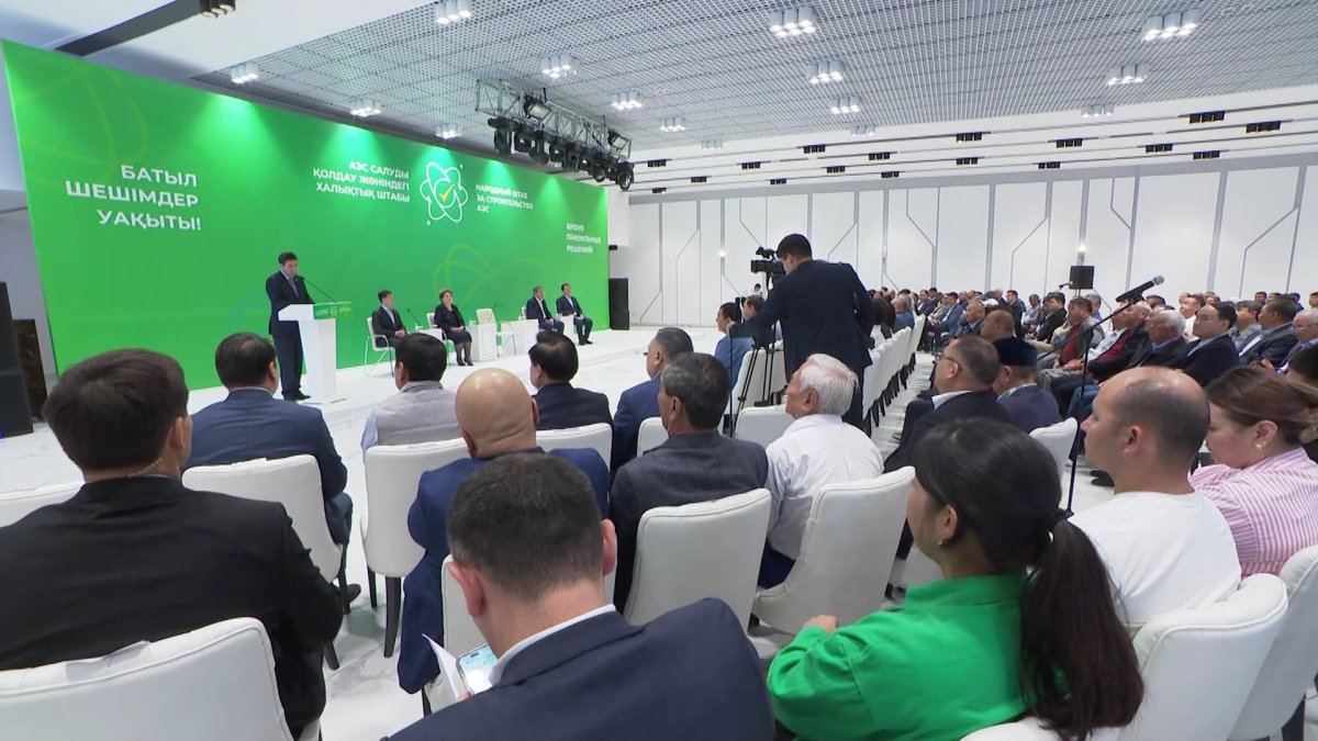 АЭС салуды қолдау жөніндегі Халықтық штаб өңірлерде тұрғындармен кездесуді бастады