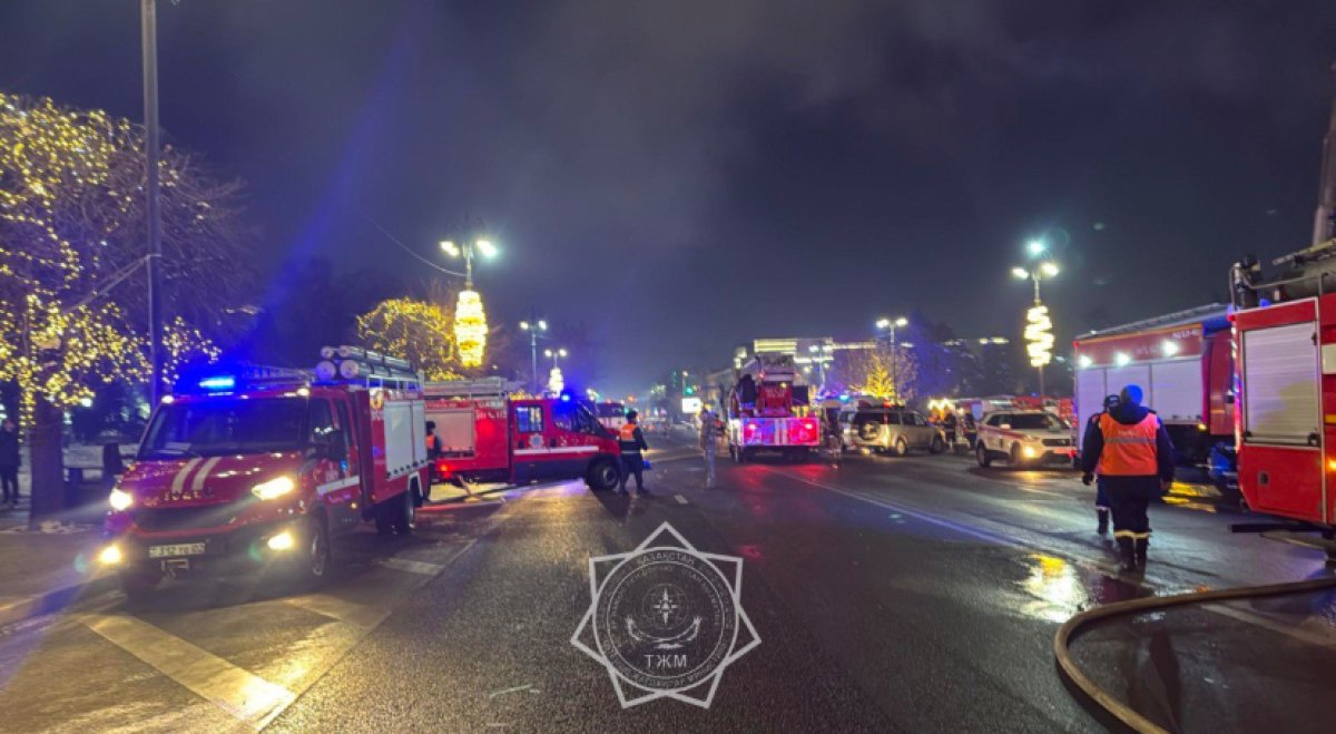 Пожар в КБТУ полностью потушен, - МЧС