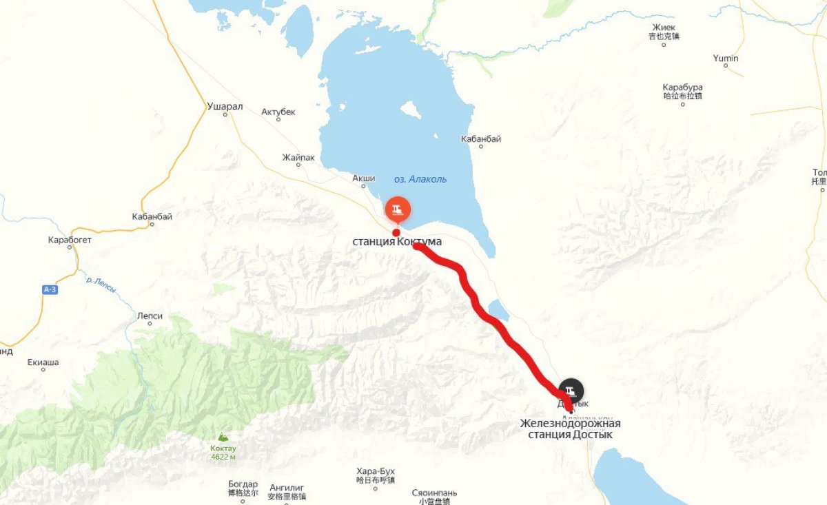 Участок трассы закрыли из-за непогоды в Жетысу