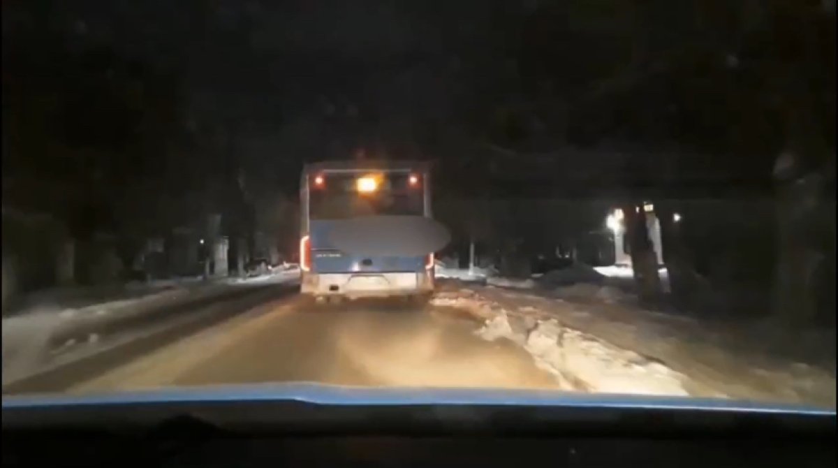 Пьяного водителя автобуса задержали в Актобе