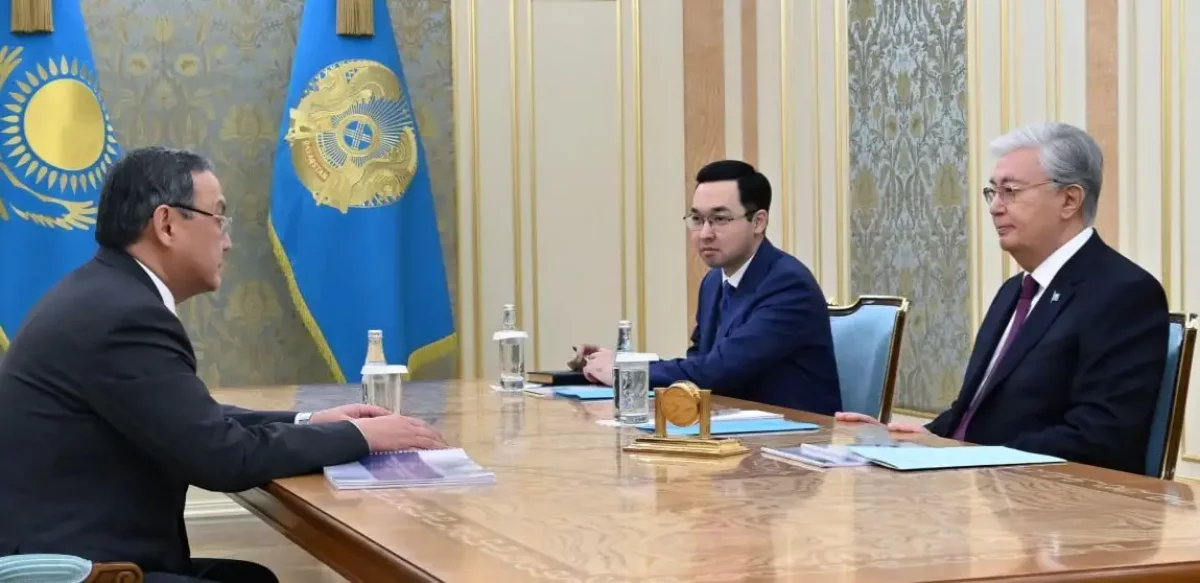 Президент Ұлттық ғылым академиясының президенті Ақылбек Күрішбаевты қабылдады
