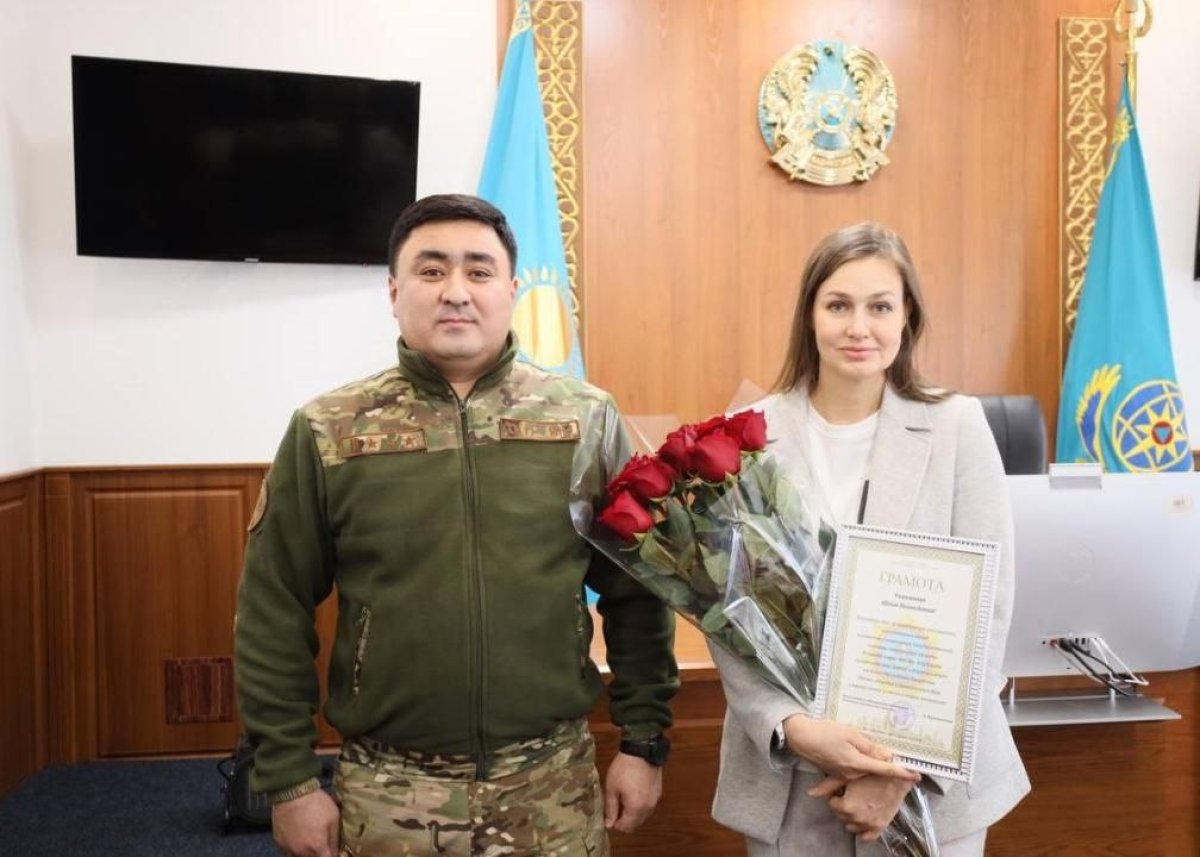 Астанчанку наградили за спасенную соседскую квартиру