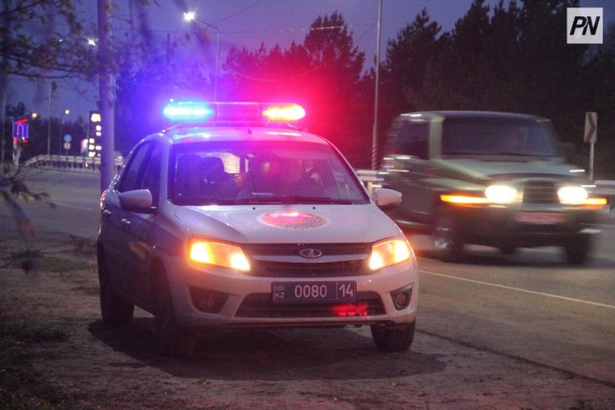 Екібастұзда полиция капитаны жол ережесін бұзған