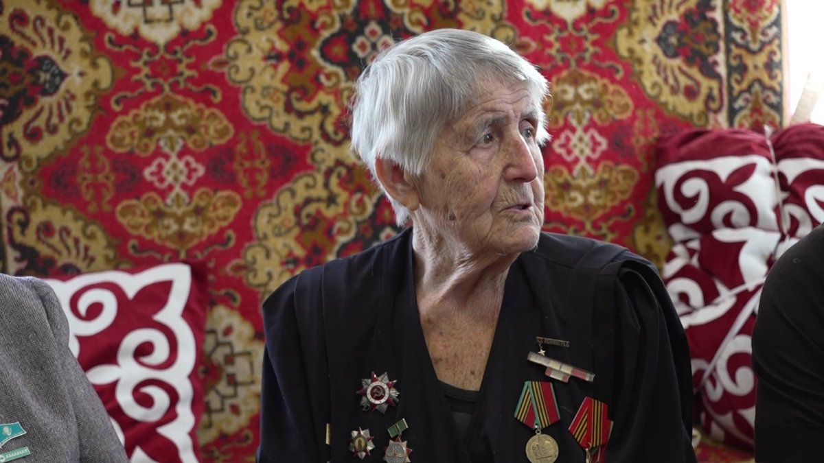 Өскемендік жастар жалғызбасты зейнеткердің ауласын  қардан тазалады