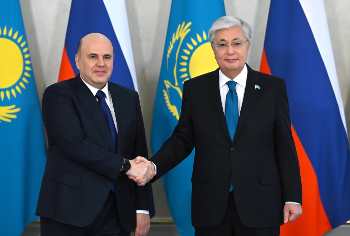 Тоқаев Ресей Федерациясы Үкіметінің төрағасы Михаил Мишустинмен кездесті