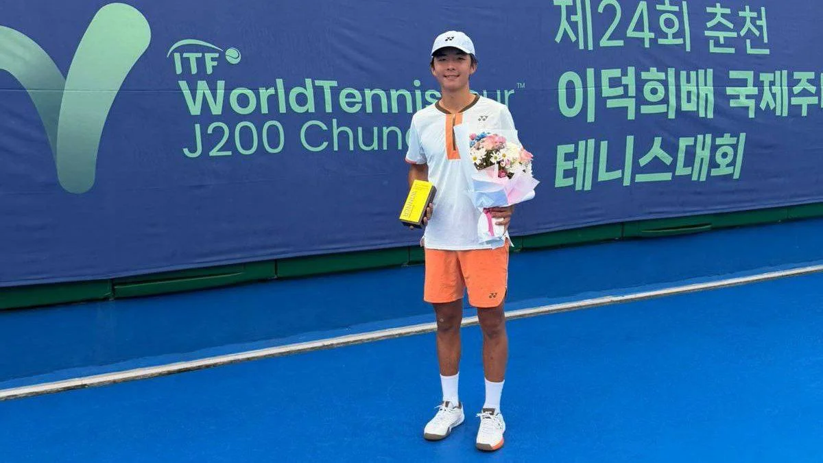 Казахстанец Зангар Нурланулы завоевал шестой титул ITF Juniors, победив на турнире в Корее