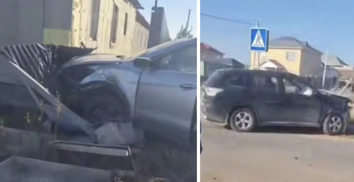 Кроссовер въехал в дом в поселке близ Астаны