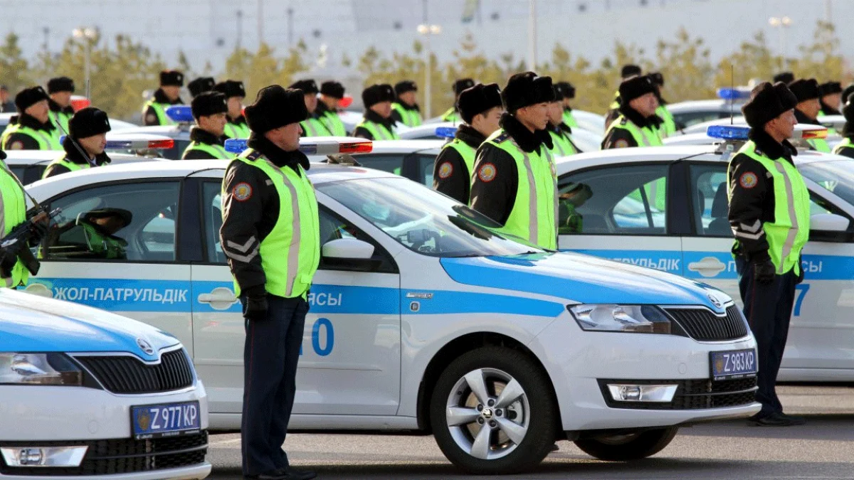 Полиция усилит патрулирование дорог Казахстана
