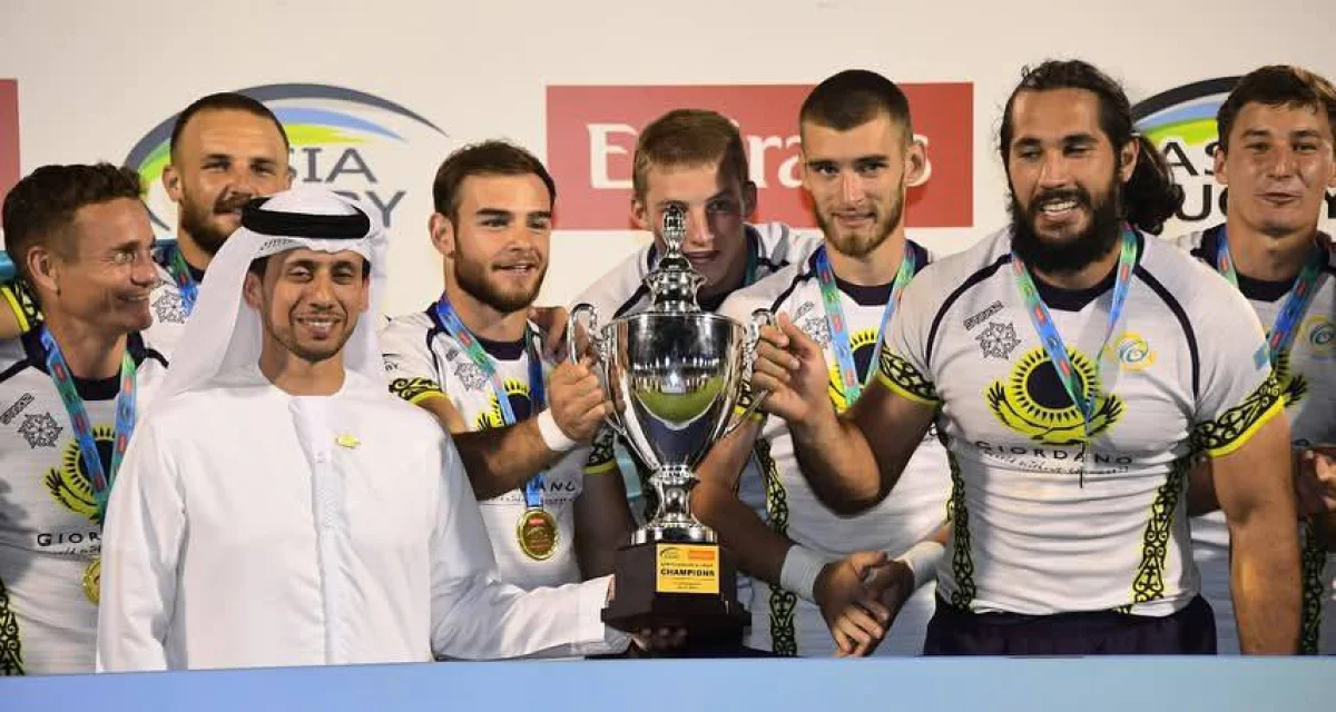 Казахстанские регбисты завоевали золото Asia Rugby Emirates Men’s Sevens Trophy 2025 в Омане