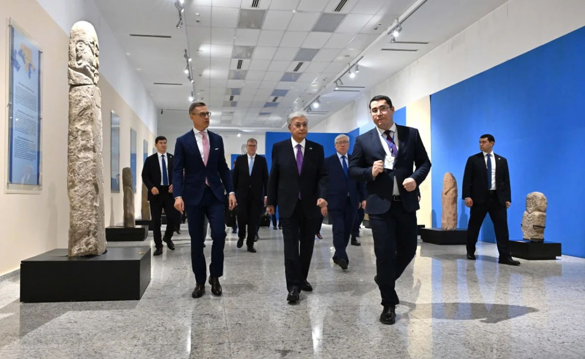 Қасым-Жомарт Тоқаев пен Александр Стубб Ұлттық музейге барды