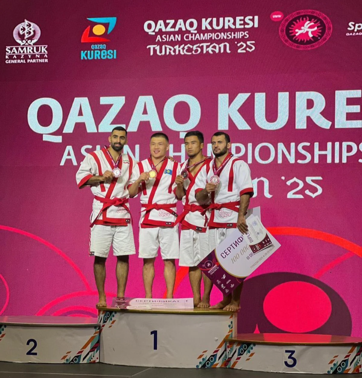 Ұландық Азия чемпионатында қазақ күресінен алтын медаль жеңіп алды