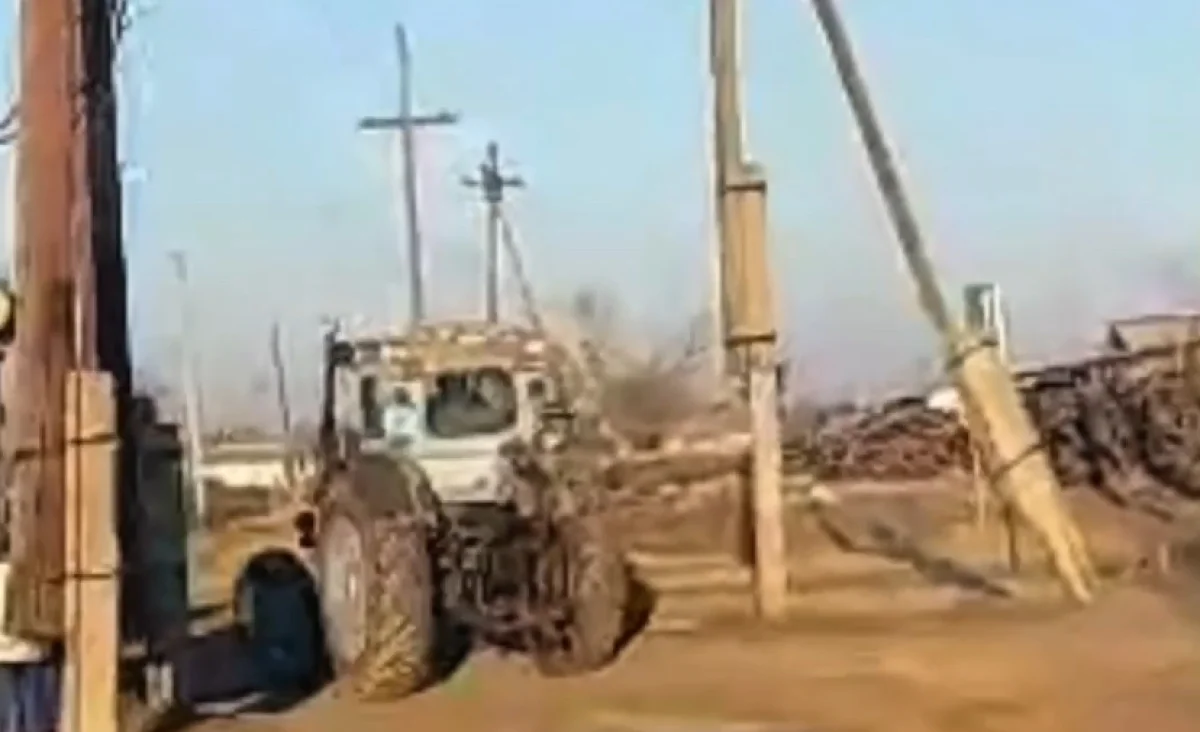 Пьяный водитель синего трактора арестовали в области Абай