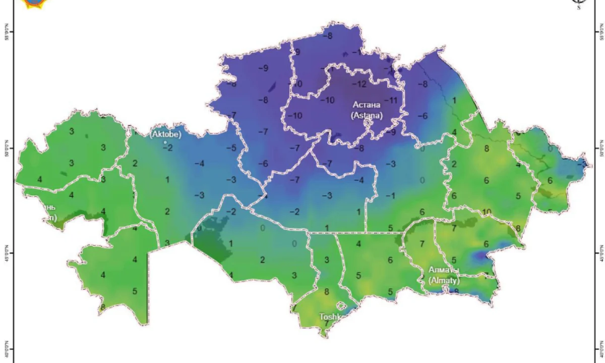 В Казахстане ожидаются метели, гололёд и резкое похолодание