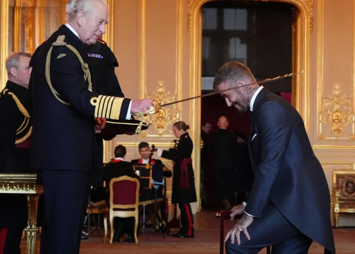 Дэвида Бекхэма посвятили в рыцари