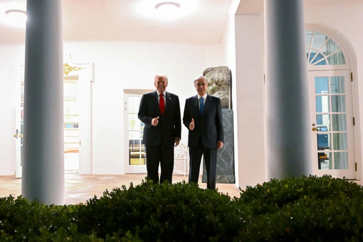 Трамп показал Токаеву будущий бальный зал Белого дома