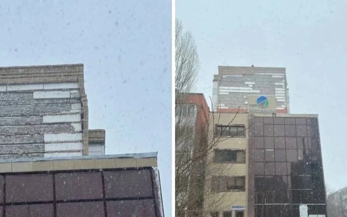 Астанада ғимарат опырылып, бес адам құтқарылды