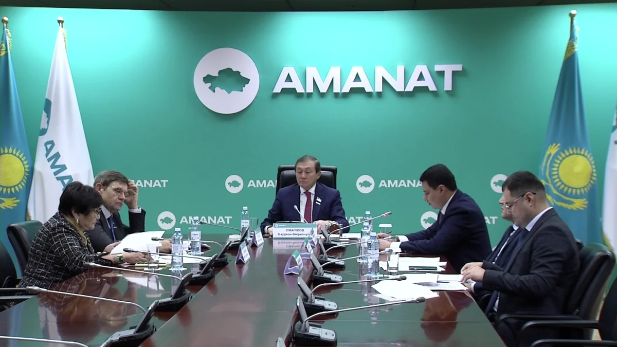 «AMANAT» партиясы Қазақстанның негізгі су ресурстарын қалпына келтіру жұмыстарын үйлестіруде