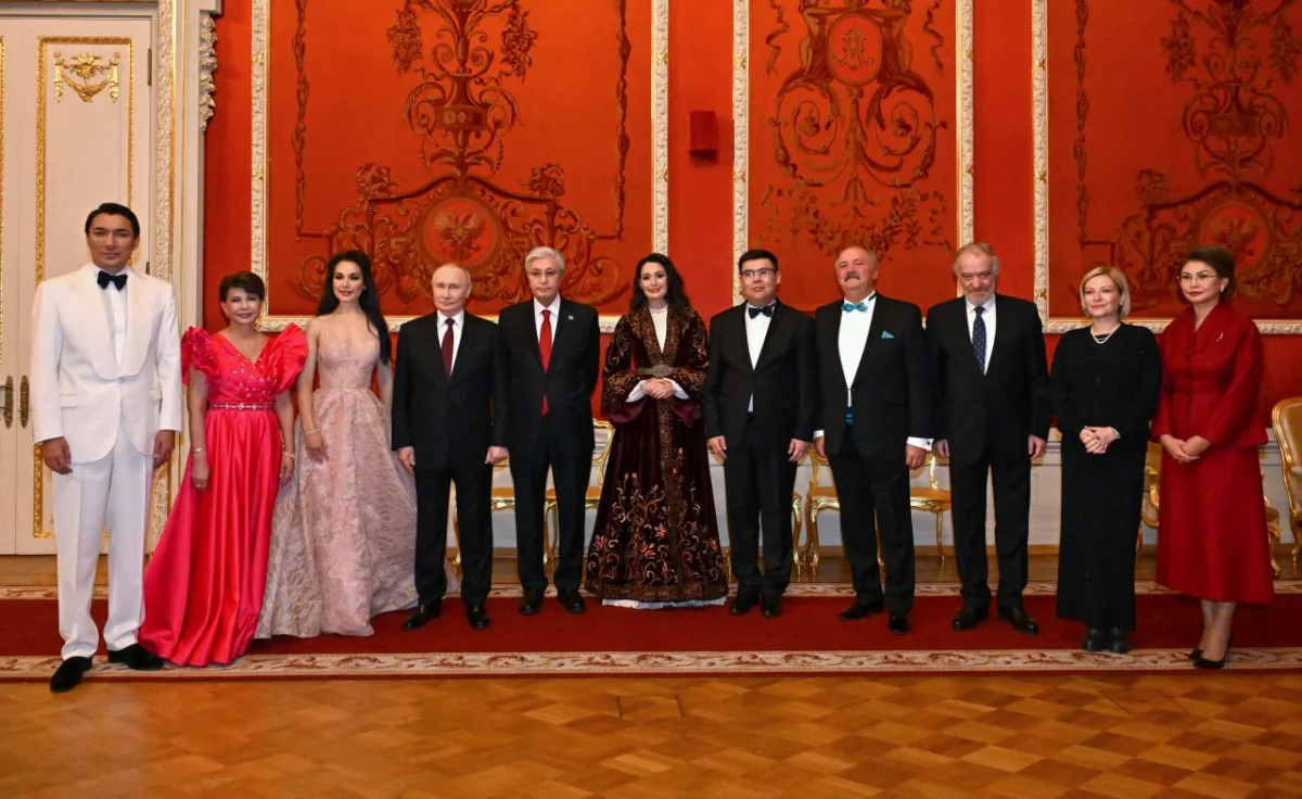 Президенттер концерттен соң сахна шеберлерімен әңгімелесті