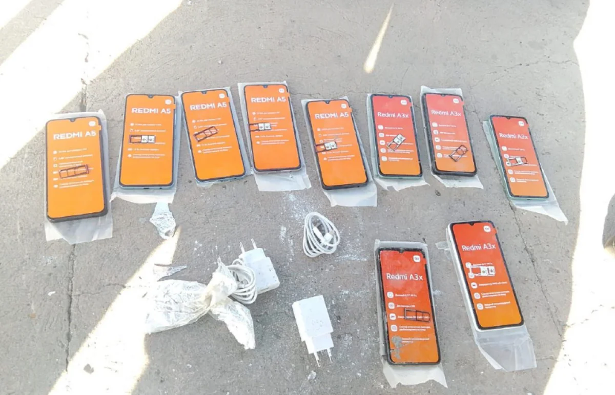 10 мобильных телефонов пытались пронести в колонию Ленгера