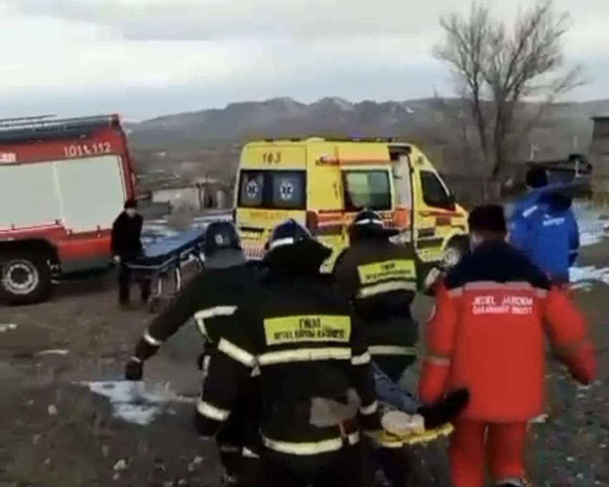 Подросток упал с обрыва в Темиртау