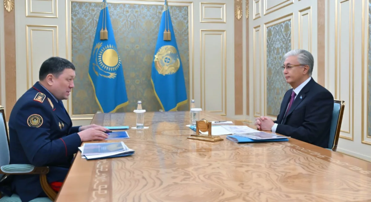 Ержан Саденов доложил Президенту о криминогенной ситуации в стране