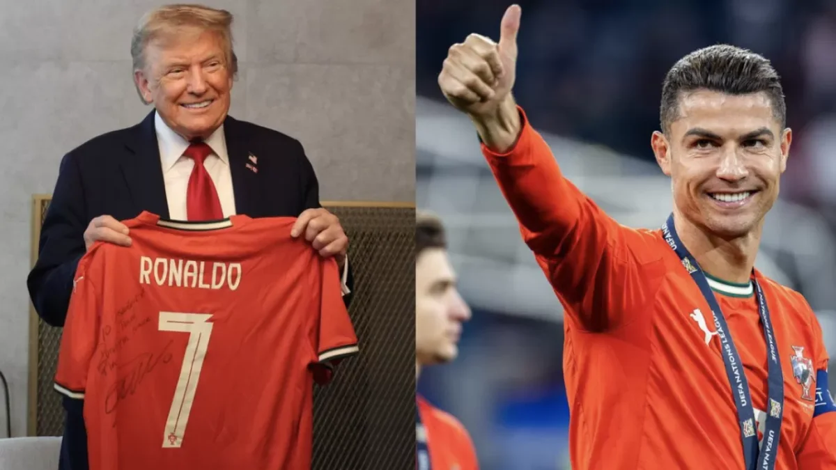 Трамп Ақ үйде Роналдумен кездесті