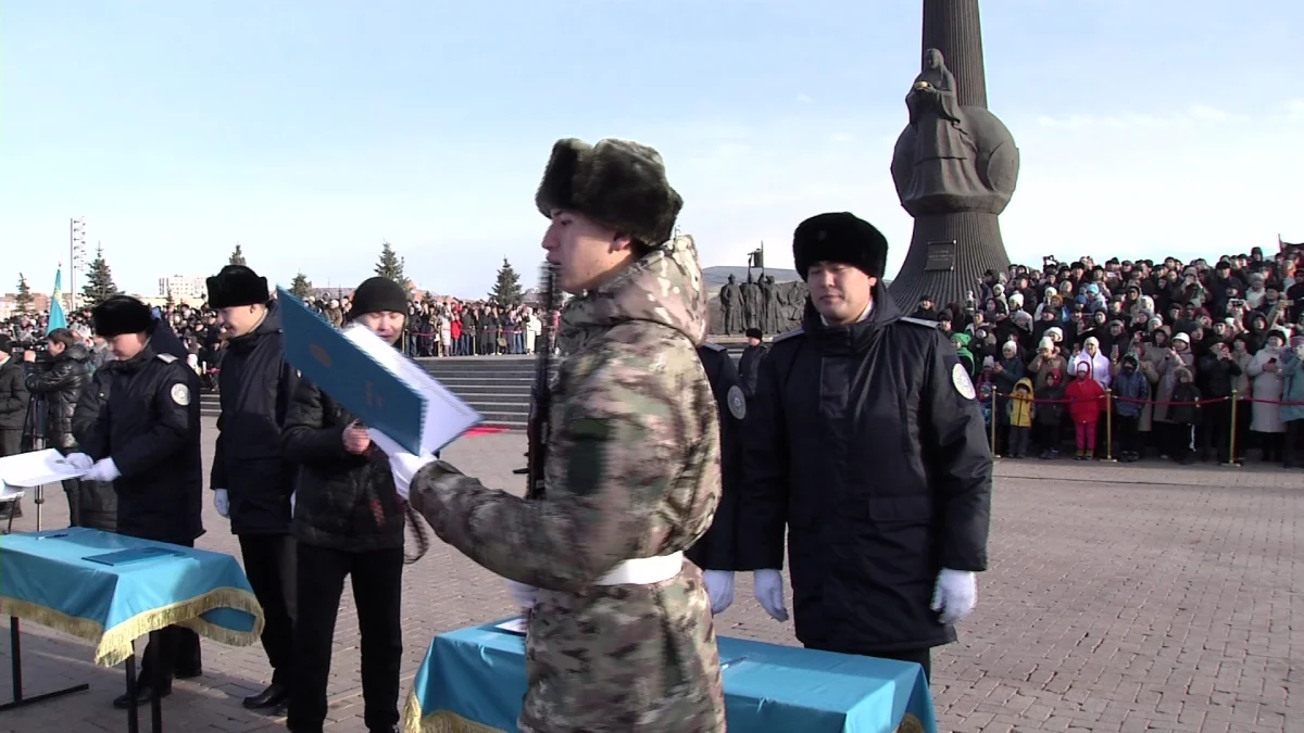 200-ден астам сарбаз Мемлекеттік күзет қызметінің Айрықша мақсаттағы күштері құрамына қабылданды