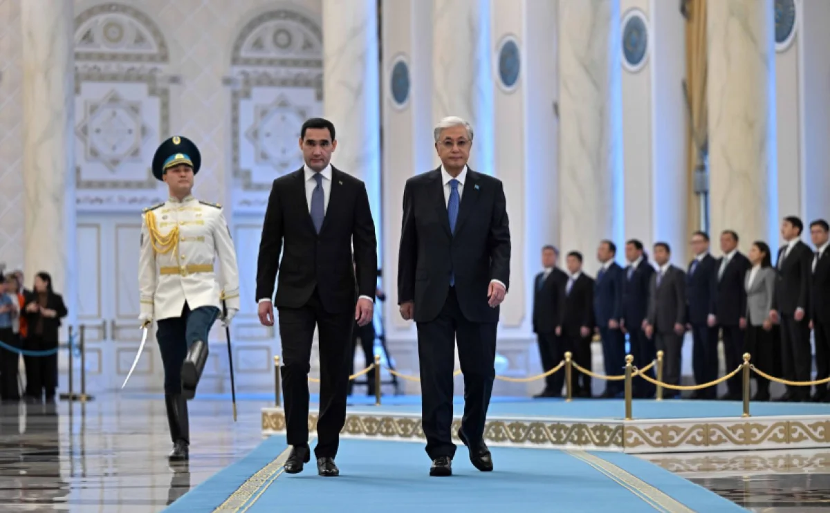 Сердара Бердымухамедова встречают в Акорде