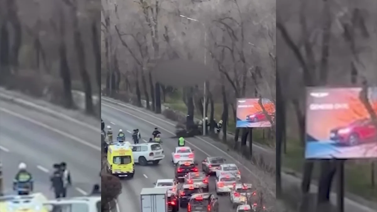 Два крупных ДТП за сутки произошли в Алматы и в Алматинской области