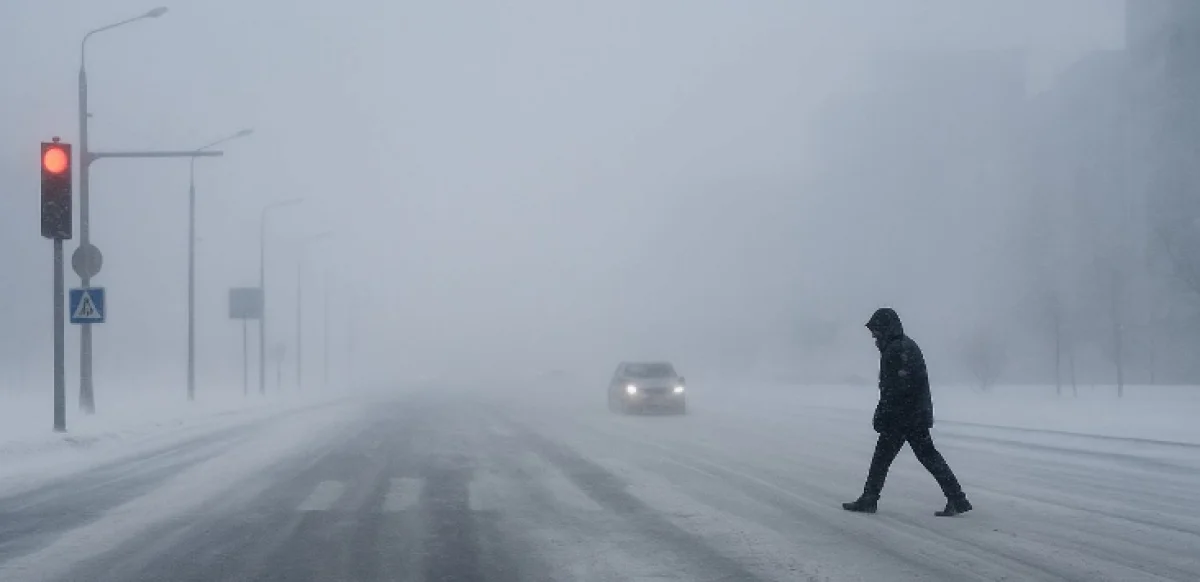 Зима вступает в права: метели, снег и гололёд придут в Казахстан на выходных